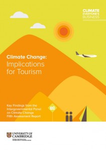 Climate Change - Implications for tourism report cover